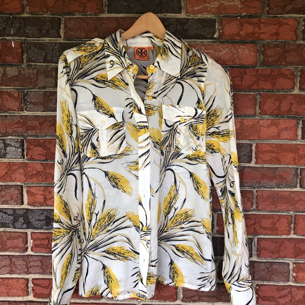 Tory Burch Button Front Blouse